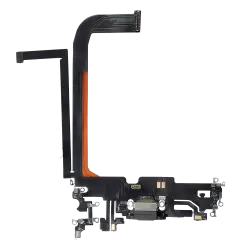 Charging Port Flex Cable Compatible For iPhone 13 Pro Max (Aftermarket Plus) (Graphite)