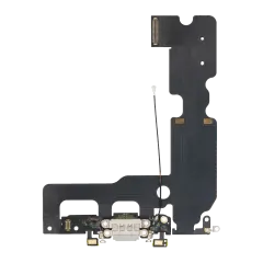 Charging Port Flex Cable Compatible For iPhone 7 Plus (Premium) (Silver)