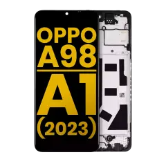 LCD Assembly With Frame For OPPO A98 / A1 (2023) (Refurbished) (All Colors)