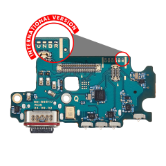 Charging Port Board With Sim Card Reader For Samsung Galaxy S25 5G (S931R) (International Version) (Premium)