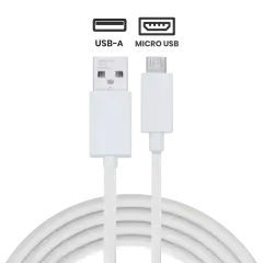 Micro USB To USB Type A Cable (Generic) (White)