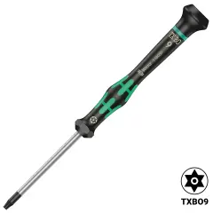 Kraftform Micro Precision Tamper-proof Torx screwdriver TX9 X 60 MM (2067) (Wera)