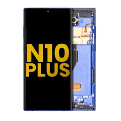 OLED Assembly With Frame For Samsung Galaxy Note 10 Plus / 5G (Refurbished) (Blue)