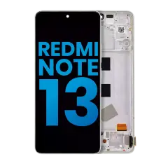 LCD Assembly With Frame Compatible For Xiaomi Redmi Note 13 4G (Aftermarket: Incell) (Mint Green)