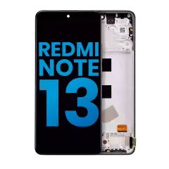 LCD Assembly With Frame Compatible For Xiaomi Redmi Note 13 4G (Aftermarket: Incell) (Midnight Black)