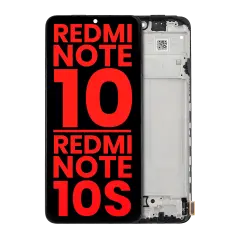 OLED Assembly With Frame Compatible For Xiaomi Redmi Note 10 4G / Redmi Note 10S (Aftermarket Plus) (All Colors)
