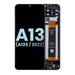 LCD Assembly With Frame Compatible For Samsung Galaxy A13 4G (A135 / 2022) (Service Pack) (All Colors)