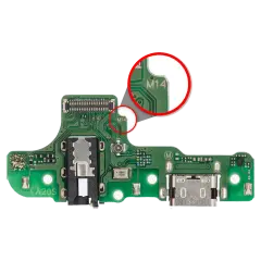 Charging Port With Board For Samsung Galaxy A20s (A207M / 2019) (M14) (International Version) (Aftermarket Plus)