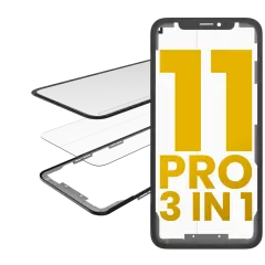 3 in 1 (Glass With OCA Pre-Installed + Frame) For iPhone 11 Pro (OCA Master)