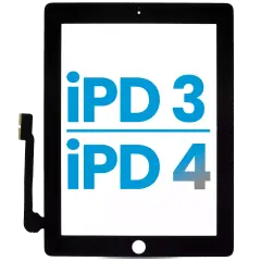 Digitizer For iPad 3 / iPad 4 (Aftermarket) (Black)
