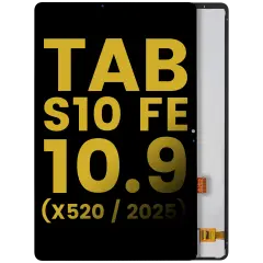 LCD Assembly Without Frame For Samsung Galaxy Tab S10 FE 10.9" (X520) (2025) (Refurbished) (Black)
