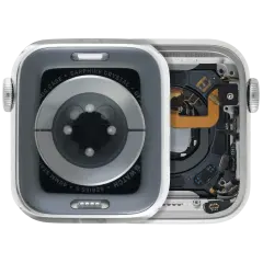 Housing Assembly Compatible For Watch Series 6 (40MM) (Used OEM Pull: Grade A) (Stainless / Silver)