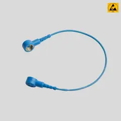Link Cord (230mm) with (10mm) Snaps For Connecting & Grounding ESD Bench Mats