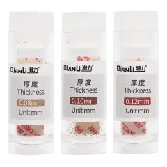 Solder Explosion Proof 24K Gold-Plated Foil For iAtlas 1 Month Set Mix (0.08 / 0.10 / 0.12 mm) (1 Bottle Each) (Qianli)