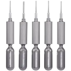 Super Tactile Grip-type Precision Henry Phillips Screwdriver Set 5 in 1 (Torx T2 / Phillips 2.00mm / Pentalobe 0.8MM / Tri-Wing / 1.5MM Phillips) (Qianli)