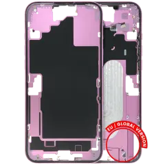 Mid-Frame Housing  W/ Small Parts For iPhone 16 Plus (US Version) (Used OEM Pull: Grade B) (Pink)