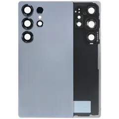Back Cover Glass With Camera Lens For Samsung Galaxy S25 Ultra 5G (Service Pack) (Titanium Silver Blue)