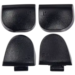 R1 L1 R2 L2 Trigger Buttons With Springs For PlayStation 5 Controller (Black, BDM-020) (8 Piece Set)