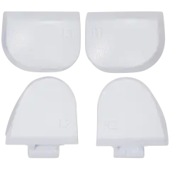 R1 L1 R2 L2 Trigger Buttons With Springs For PlayStation 5 Controller (White, BDM-030) (8 Piece Set)
