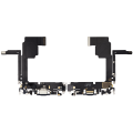 Charging Port Flex Cable Compatible For iPhone 15 Pro (Premium) (Blue Titanium)