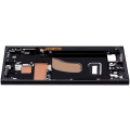 Mid-Frame Housing Compatible For Samsung Galaxy S23 Ultra 5G (US & International Version) (Phantom Black)