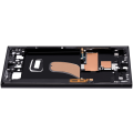 Mid-Frame Housing Compatible For Samsung Galaxy S23 Ultra 5G (US & International Version) (Phantom Black)