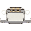 Charging Port Only Compatible For iPhone 15 Pro / 15 Pro Max (White Titanium) (10 Pack)
