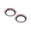 Casper Camera Lens Protector Compatible For iPhone 13 / 13 Mini (Pink) (Clear)