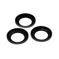 Casper Camera Lens Protector Compatible For iPhone 15 Pro / 15 Pro Max (Black) (Clear)