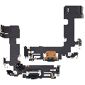 Charging Port Flex Cable Compatible For iPhone 13 (Used OEM Pull) (Midnight)