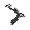 Charging Port Flex Cable Compatible For iPhone 14 (Used OEM Pull) (Purple)