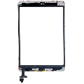 Digitizer With IC Chip & Home Button Pre-Installed Compatible For iPad Mini 1 / iPad Mini 2 (Aftermarket Pro: XO7) (Black)
