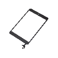 Digitizer With IC Chip & Home Button Pre-Installed Compatible For iPad Mini 1 / iPad Mini 2 (Aftermarket Pro: XO7) (Black)