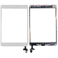 Digitizer With IC Chip & Home Button Pre-Installed Compatible For iPad Mini 1 / iPad Mini 2 (Aftermarket Pro: XO7) (White)
