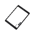 Digitizer Compatible For iPad Air 1 / iPad 5 (2017) (Home Button Pre-Installed Compatible For iPad Air 1) (Aftermarket Pro: XO7) (Black)