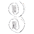 Antenna Flex Cable Compatible For PlayStation 5 (400DR / 400ER) (1000 / 1100) (Black)