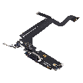 Charging Port Flex Cable Compatible For iPhone 14 Pro Max (Used OEM Pull) (Deep Purple)