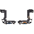 Charging Port Flex Cable Compatible For iPhone 13 Mini (Used OEM Pull) (Blue)