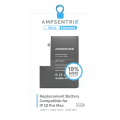 Extended Capacity Replacement Battery Compatible For iPhone 12 Pro Max (AmpSentrix Basic Extended)