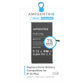 Extended Capacity Replacement Battery Compatible For iPhone 15 Plus (AmpSentrix Basic Extended)