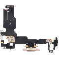 Charging Port Flex Cable Compatible For iPhone 15 (Aftermarket Plus) (Pink)