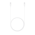 USB Type C To USB Type C (3ft) Cable For Samsung (OEM Pull Grade: New) (White) (10 Pack)