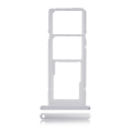 Dual Sim Card Tray Compatible For Samsung Galaxy A14 (A145F) (Silver)