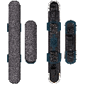 Hard Buttons (Power / Volume) Compatible For Google Pixel 8a (Obsidian)