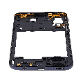 Mid-Frame Housing Compatible For Samsung Galaxy A40 (A405 / 2019) (Aftermarket Plus) (Black)