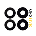 Back Camera Lens (Glass Only) With Adhesive Compatible For Motorola One 5G (XT2075-1 / 2020) (4 Piece Set)