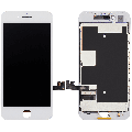LCD Assembly With Steel Plate For iPhone 8 / SE (2020 / 2022) (Aftermarket) (White)
