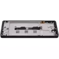 OLED Assembly With Frame Compatible For Xiaomi Redmi Note 13 Pro 4G / Xiaomi Poco M6 Pro 4G (Refurbished) (Midnight Black)