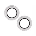 Casper Camera Lens Protector Compatible For iPhone 16 / 16 Plus (Black) (Clear)