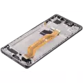 OLED Assembly With Frame Compatible For Honor 50 (Refurbished) (Midnight Black)